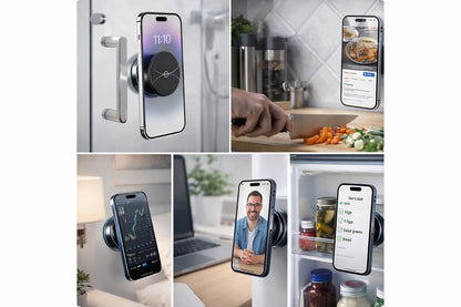 360° Magnetic Car Phone Mount with Strong Suction Base